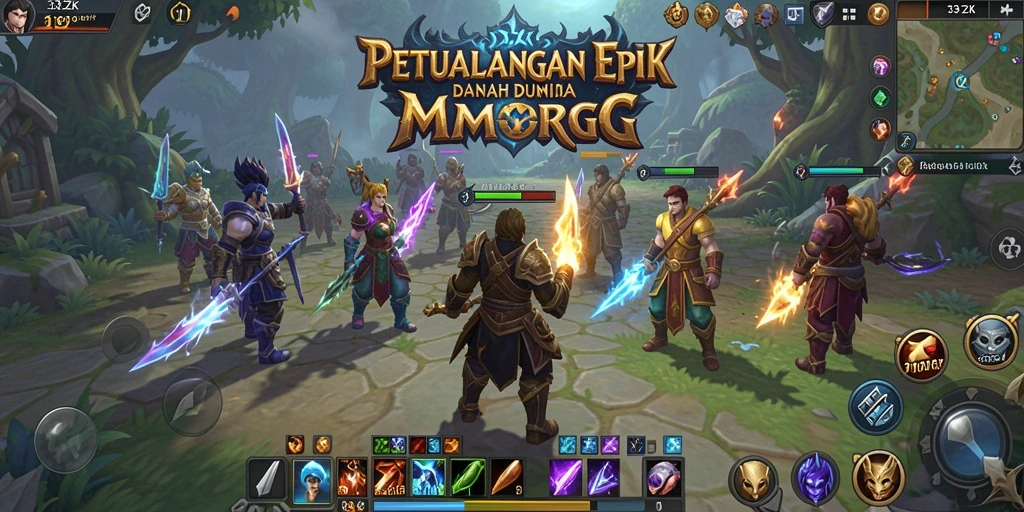 Tampilan permainan epik dalam <strong>33ZK</strong> yang menarik.