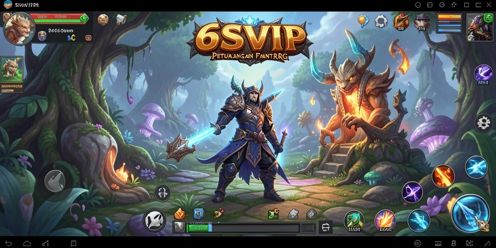 Tampilan gameplay 6SVIP yang mengagumkan dengan aksi RPG yang seru.