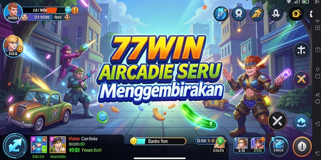 Screenshot gameplay 77WIN yang menarik dan seru.