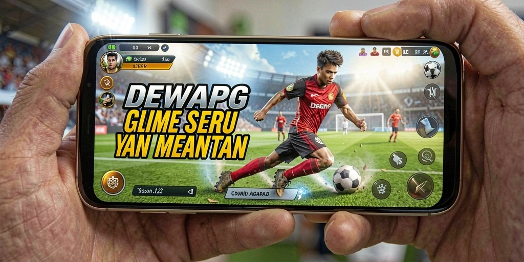 Gameplay seru DEWAPG menampilkan aksi olahraga yang mendebarkan.
