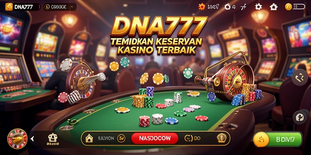 Tampilan gameplay Kasino yang khas dan mengasyikkan.