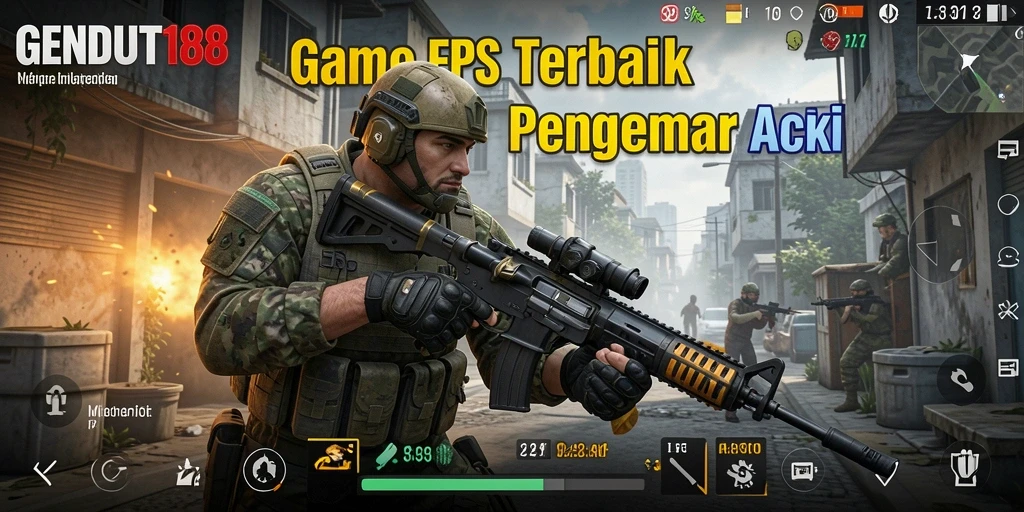 Gameplay GENDUT188 yang mengasyikkan dalam pertarungan FPS.