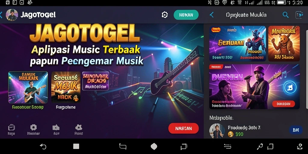 Tangkapan layar utama <strong>JAGOTOGEL</strong> menampilkan antarmuka pengguna yang menarik dan koleksi lagu yang kaya.