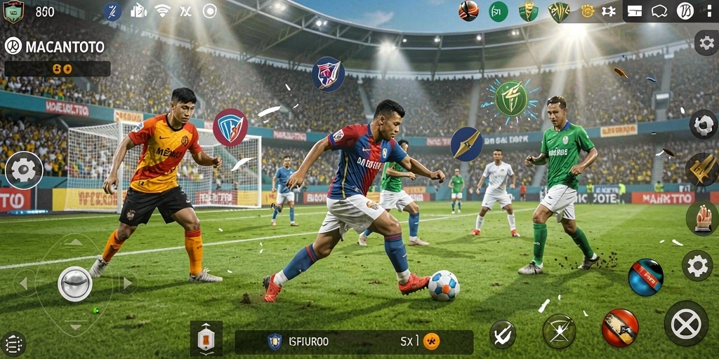 Tampilan gameplay seru di MACANTOTO dengan berbagai olahraga menarik.