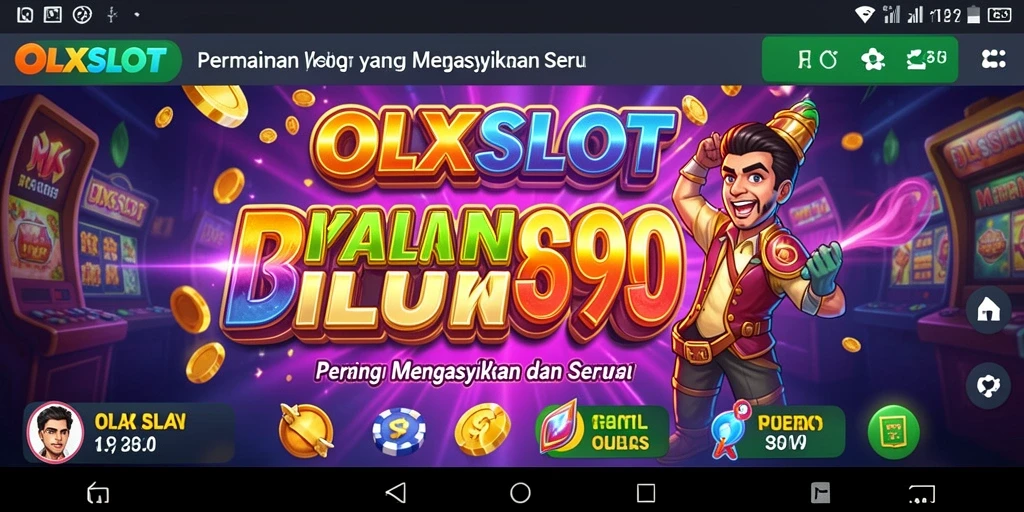 Tampilan gameplay seru OLXSLOT dengan slot yang menarik.