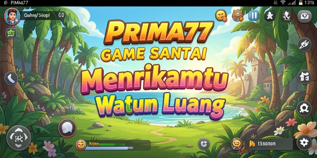 Screenshot gameplay PRIMA77 dengan karakter dan level yang menarik.