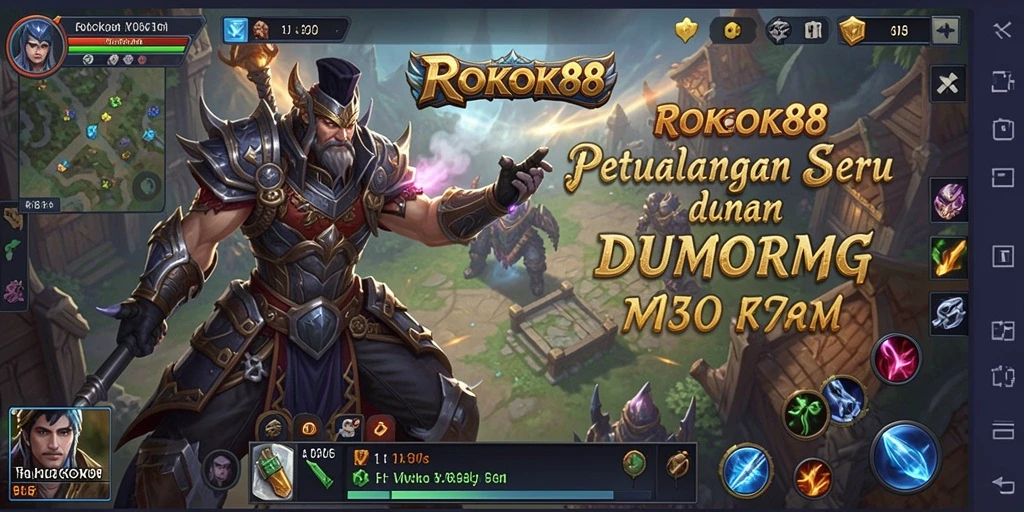 Gameplay ROKOK88 menunjukkan aksi seru dan interaksi pemain dalam dunia MMORPG.