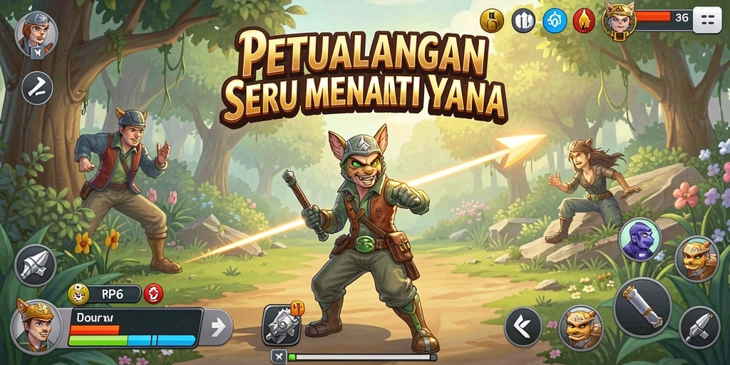 Screenshot RP66 menampilkan aksi mendebarkan dalam petualangan yang penuh tantangan.