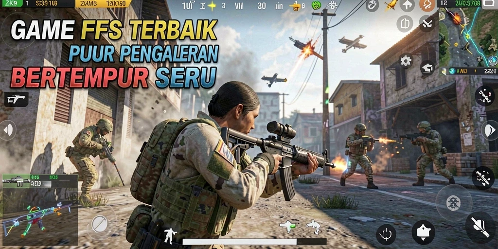 Tampilan seru gameplay ZK9 dengan pertempuran yang mendebarkan.
